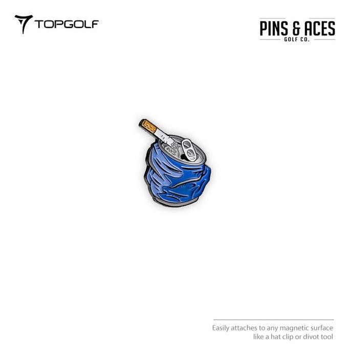 

BALL MARKER PINS & ACES CRUSHED CAN