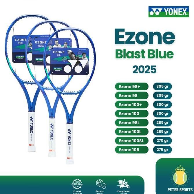 Promo Yonex Ezone 2025 Blast Blue - Raket Tenis Yonex COD