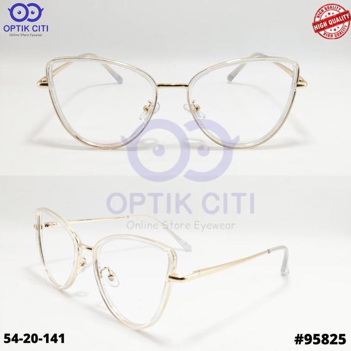 Frame Kacamata Wanita Cat Eye Candicee 95825 Ringan Pegas Original
