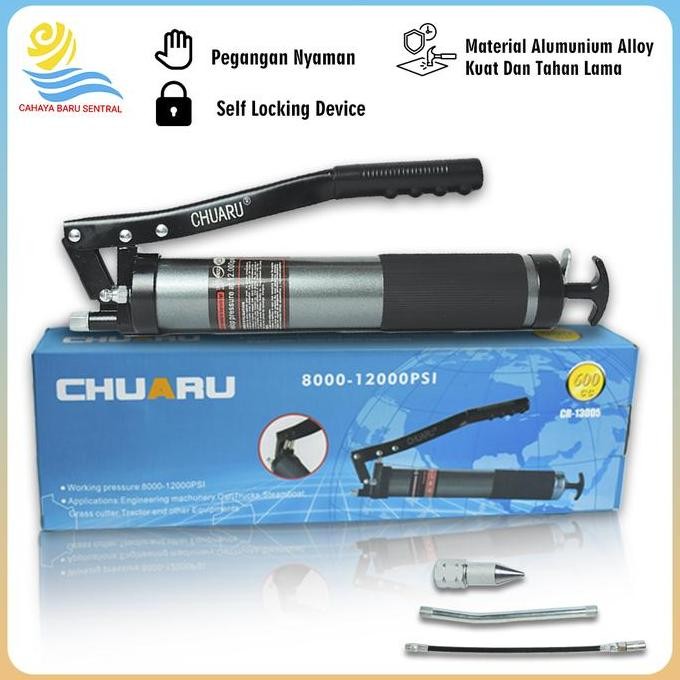 POMPA GEMUK Manual 600CC / GREASE GUN 600 CC // Hand Grease Gun 600 CC