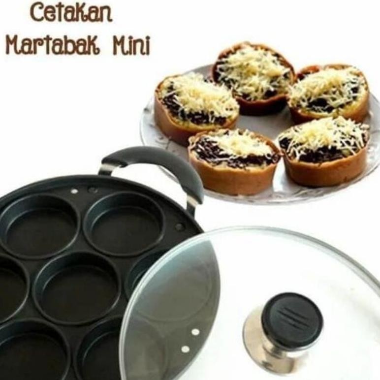 TERBAIK TODAY Cetakan apem happycall 7 lubang teflon anti lengket / snack maker