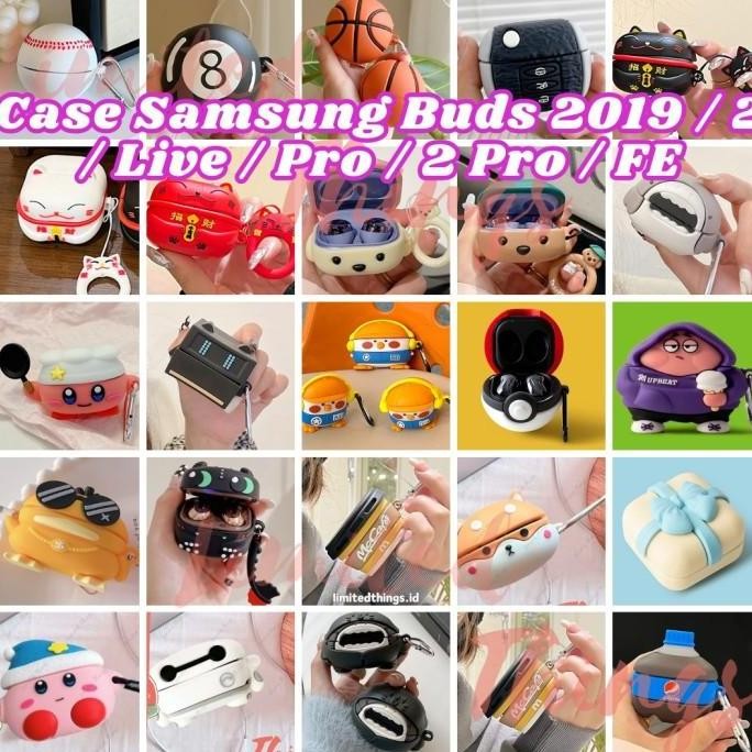 [SOFT CASE 3D] Samsung Galaxy Buds 2 Buds Live FE Airbuds Pro Pro 2 FE