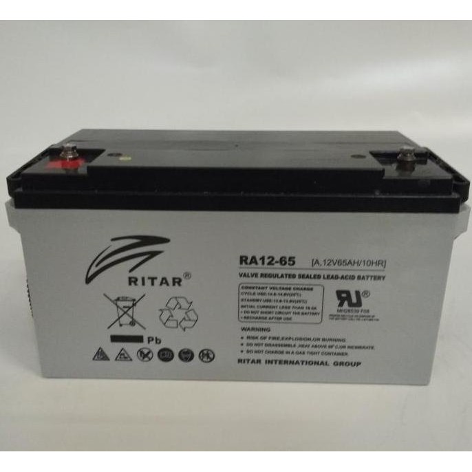 Aki Ritar Power VRLA RA12-65 12V 65Ah Aki Kering