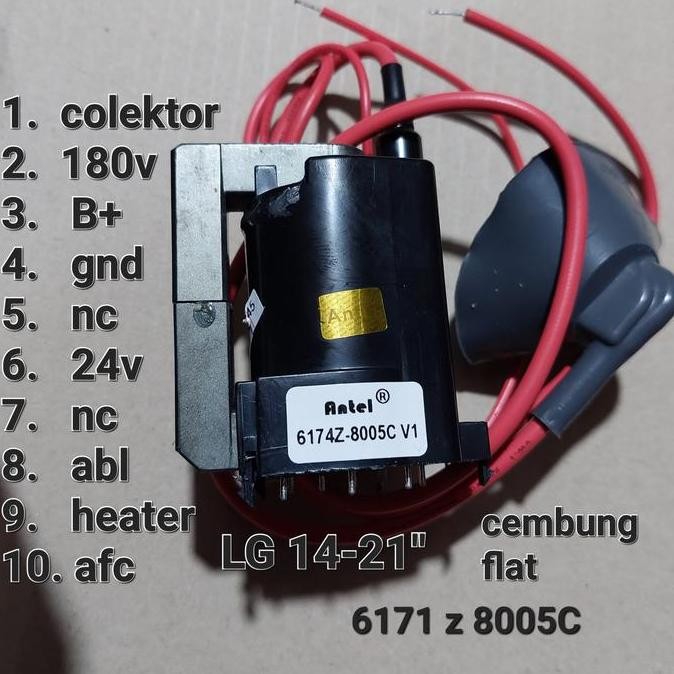 PLAYBACK TV LG 21 6174Z 8005A FLYBACK TV 6174Z-8005A 6174 8005