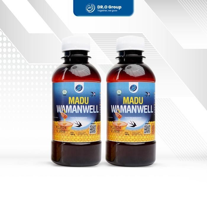 

MN Madu Wamanwell 150ml (2 Botol) - Obat Herbal Solusi Alami Untuk Kesehatan Amandel / Membantu Redakan Demam, Batuk & Pilek BPOM