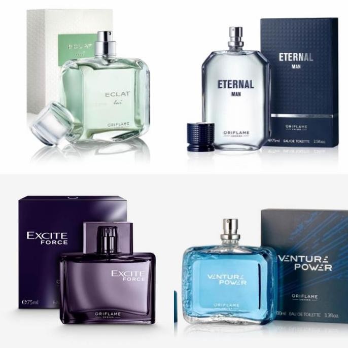 Parfum Pria/eclat Lui Edt/Venture Edt/Excite Force Edt/Eternal Man Edt