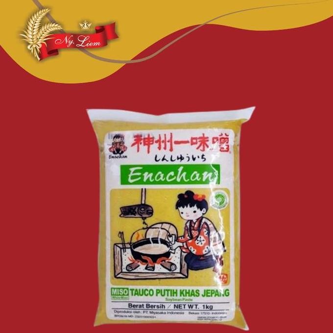 ENACHAN Shiro Miso Paste / White Miso Paste / Tauco Putih Jepang 1 kg