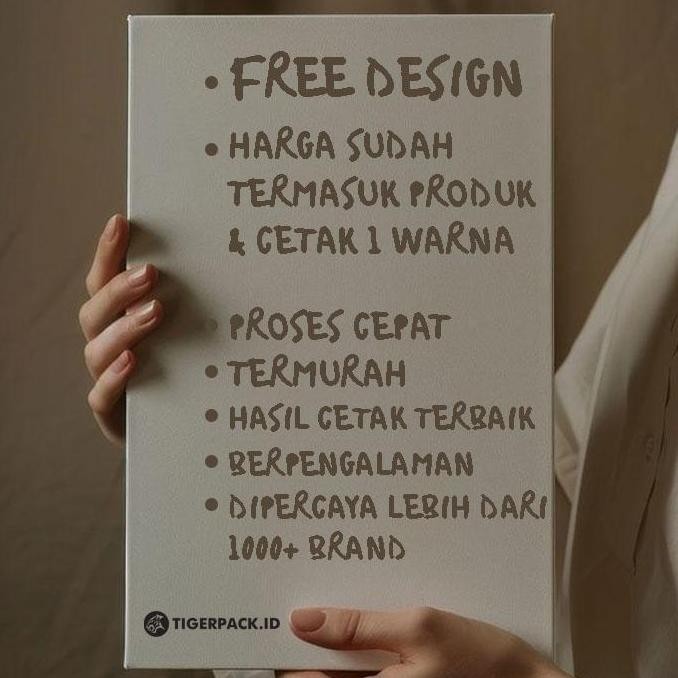 

Kantong Kertas / Paperbag Food Plus Sablon Size M Kualitas Terbaik Harga Termurah