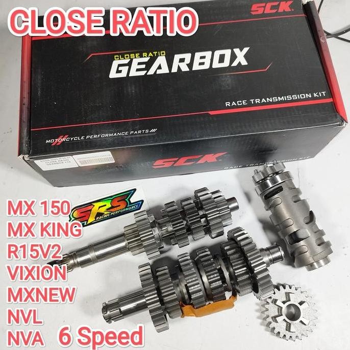 Rasio Sck Racing Mx King Original Close Ratio Sck 6Speed Kualitas Terbaik Harga Termurah