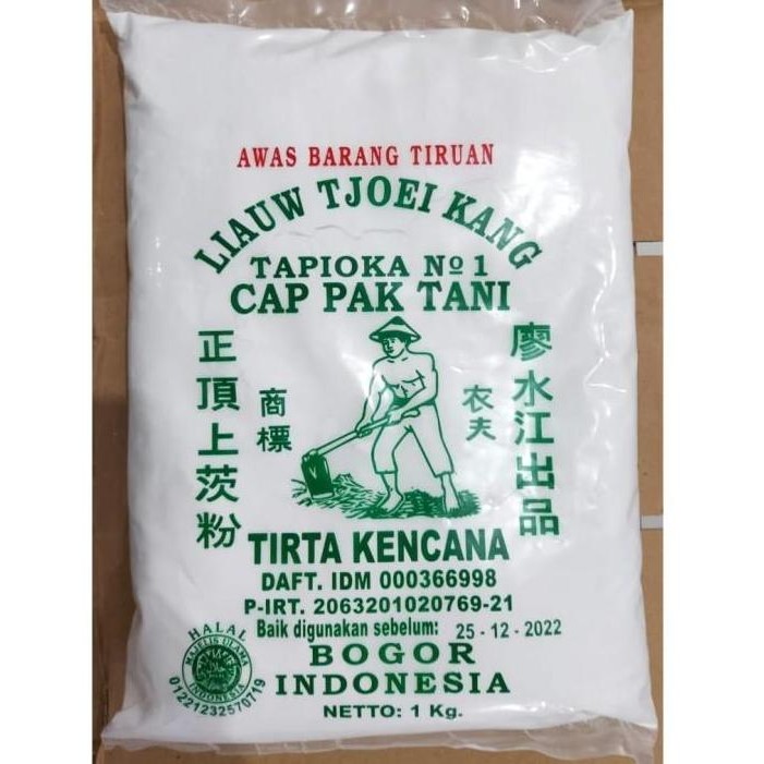 

Sagu Tani Liauw Tjoei Kang 1kg - Tapioka Asli Tirta Kencana Bogor