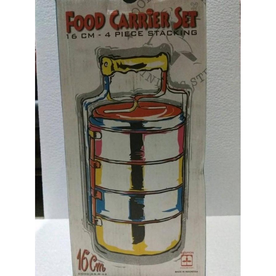 Maspion rantang stainless susun 4 / rantang 16cm