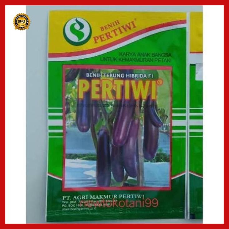 (Promo) Benih Bibit Terong Ungu Hibrida Pertiwi F1 Terong Pertiwi Terung Ungu 5 Gram Bestseller