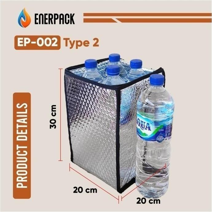 TAS ALUMUNIUM FOIL Warm Bag Cooler Bag - Tas Eskrim Frozen Food EP-002