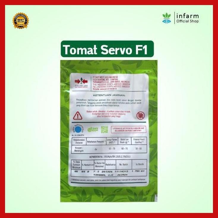 (Promo) Infarm -   Bibit Tomat Servo F1 Benih Tomat Servo F1 1750 Biji Original Bestseller
