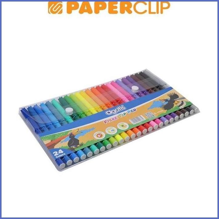 

STOCK NEW SPIDOL / FIBER TIP PEN AGATIS 24C TERLARIS