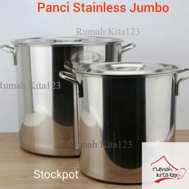 Panci Stainless Jumbo Tinggi Baso Soto Stopot Besar Tebal