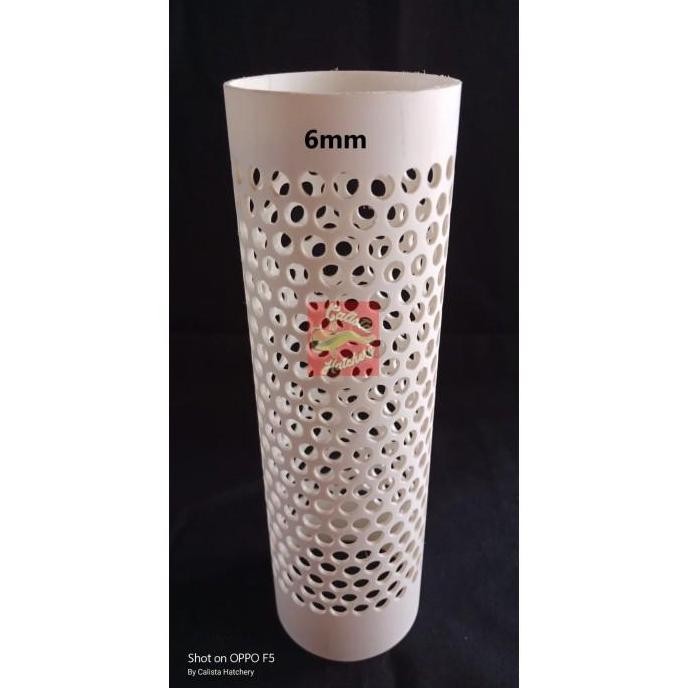 Pipa Kolam Saringan Kolam Paralon 2,5Inch Panjang 15cm Bor 6mm + Tutup