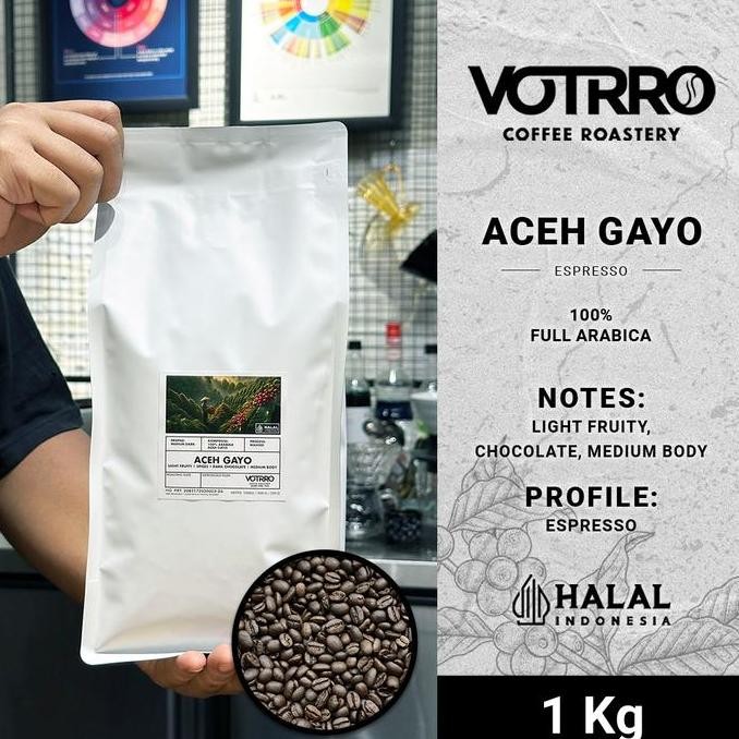 

Biji Kopi Bubuk 100% Full Arabica ACEH GAYO Roasted Commercial - ESPRESSO TS