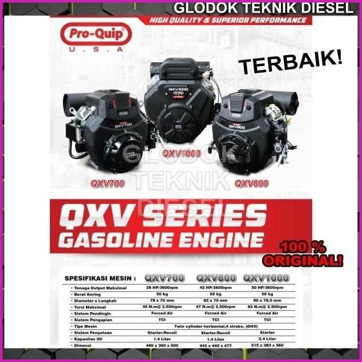 READY STOCK MESIN PENGGERAK BENSIN 50 42 38 HP PK STATER ENGINE QXV 1000 800 700 TERLARIS