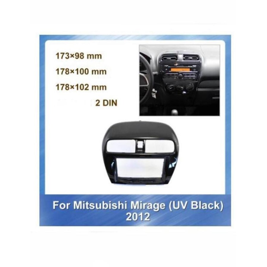 Promo Frame 7 inch Mitsubishi Mirage 2012 Panel Head Unit COD