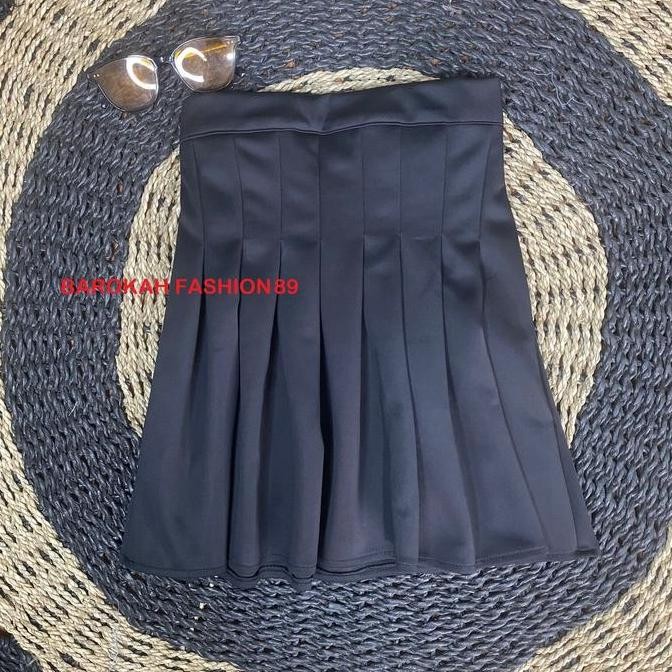 Df399>> Rok Pendek Wanita / Rok Pendek Scuba / Rok Mini / Rok Rempel