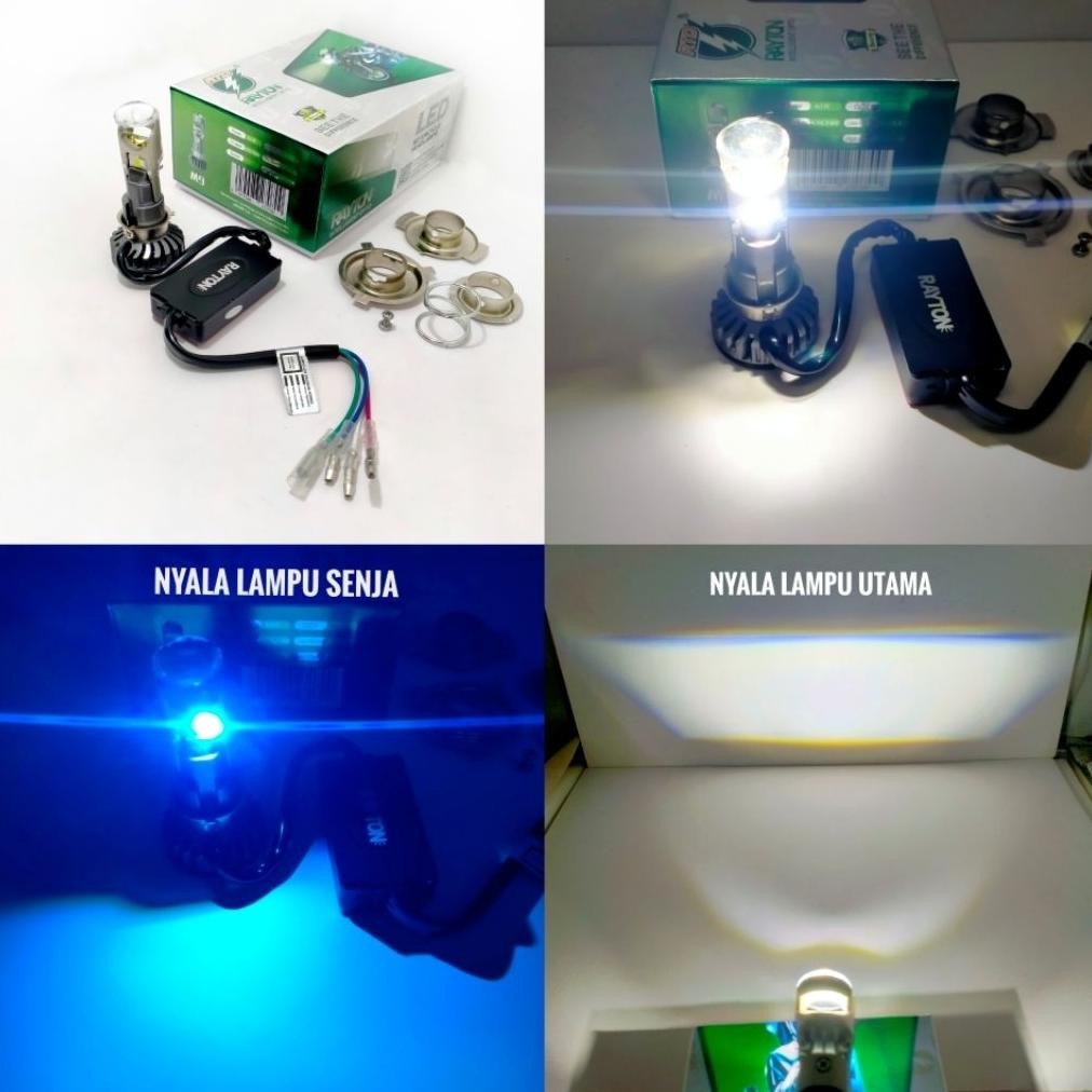 ''Terlaris" [New] Lampu Led Rtd M9 40Watt H6 H4 H7 Motor Mobil Laser Projie Bebek Matic Moge Ninja /
