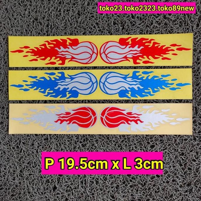 Murah Stiker Motor Variasi Stiker Cutting Bola Api