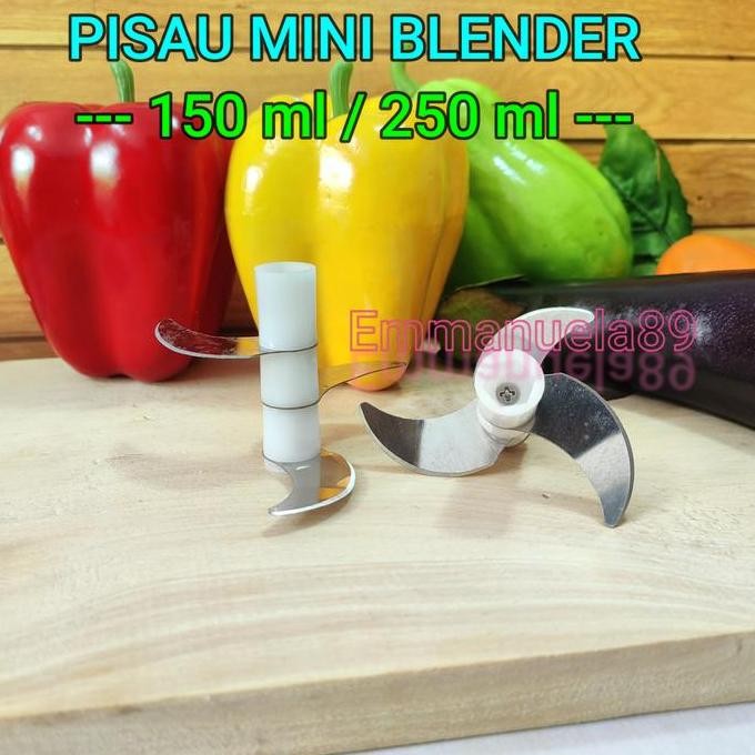 ''Terlaris" Pisau Mini Blender Chopper 2 Mata Pisau 10 Ml / 3 Mata Pisau 20 Ml Processor Murah