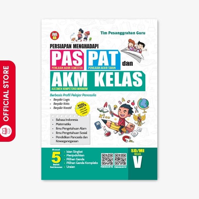 Premium Yrama Widya - Persiapan Menghadapi Pas, Pat, Dan Akm Kelas Sd Kelas 5 Premium