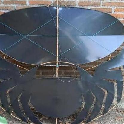 LAYANGAN BLACK SPIDER 1 METER BONUS SENDAREN