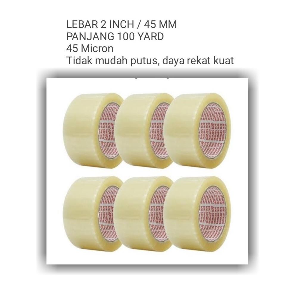 

Promo Lakban Bening 45Mm X 90 Yard / K E Promo