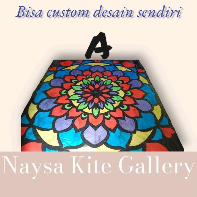 Sampul plastik layangan motif mandala