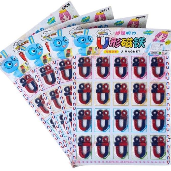 Mainan Magnet Bulat / Magnet Kubus / Magnet Ladam Tapal Kuda