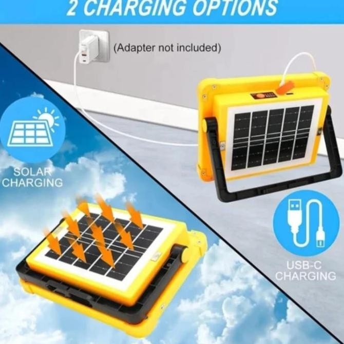 Lampu Sorot Emergency Tenaga Surya Sunpro Sl - 108 (Super Terang)