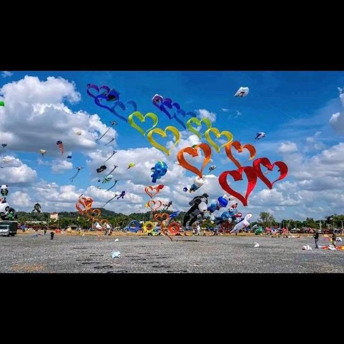 Heart Kite 3d Layangan Love viral 2025