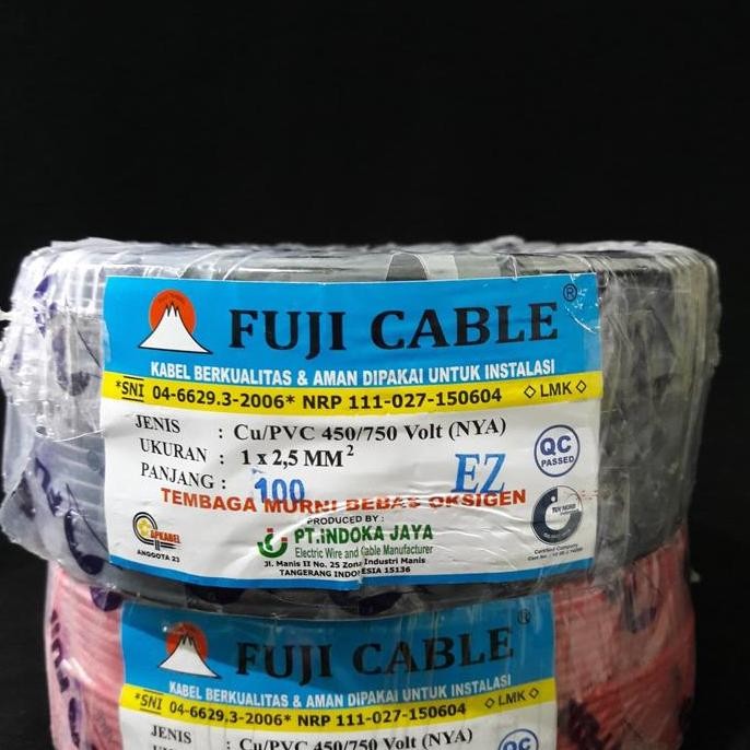 Kabel Listrik Tunggal 2,5mm (90m) FUJI.