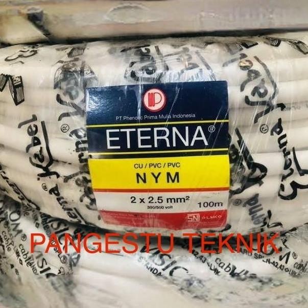 Kabel NYM 2 x 2,5 mm ETERNA / 100 Meter / NYM 2 x 2.5 mm