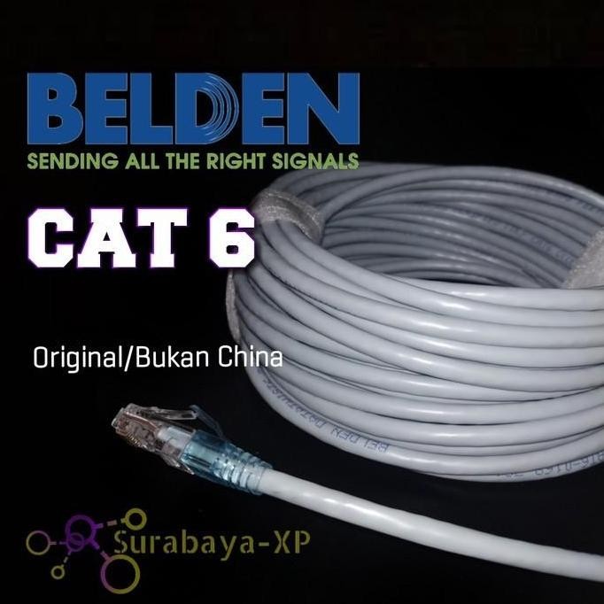 TERMURAH - Kabel LAN UTP 70 Meter CAT6 Belden 70M 70Meter 70 M RJ45 CAT 6