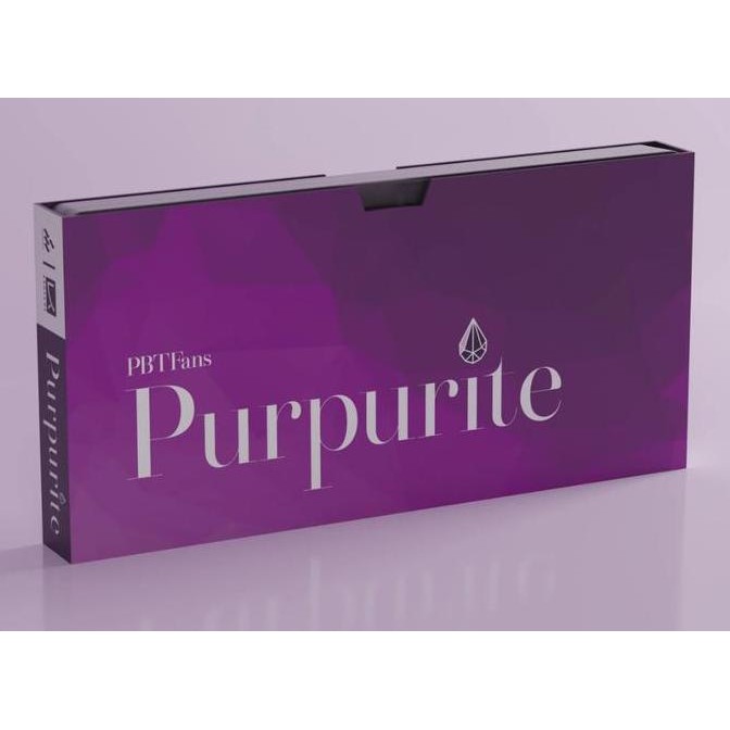 PBTFans PURPURITE - Doubleshot Tripleshot Cherry Keycaps KBDFans