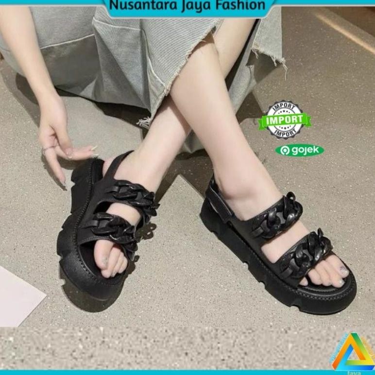 Bf888S 8.8 Balance Import  Sandal Gunung Wanita Veyya Wedges Rantai Terbaru 2312 Et-61