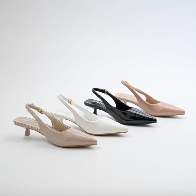 BARTIER - MOLLY HEELS SEPATU HAK WANITA HEELS 5CM GLOSSY HEELS TALI HS