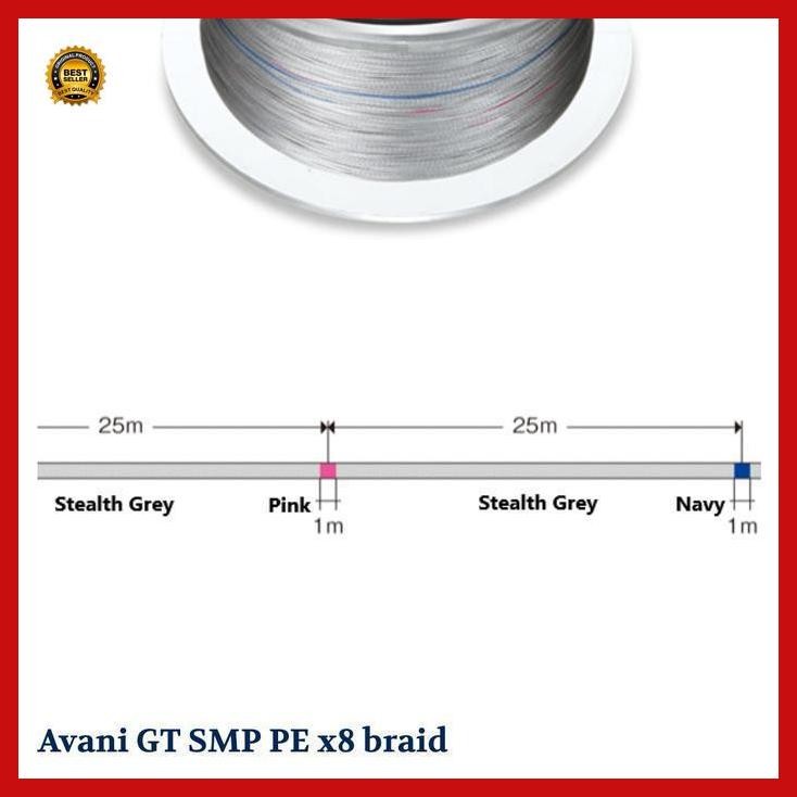 Cod - Benang Pe Varivas Avani Gt Smp Super Max Power X8 600M Jig Umpan Bestseller