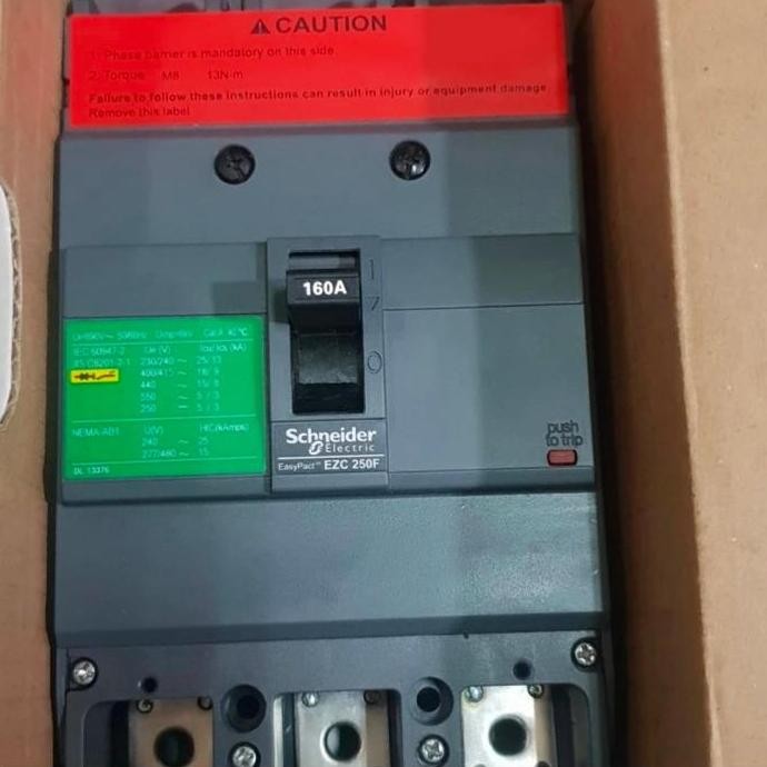 Promo mccb Schneider new original 160A 3phase/breaker mccb Schneider 160A COD