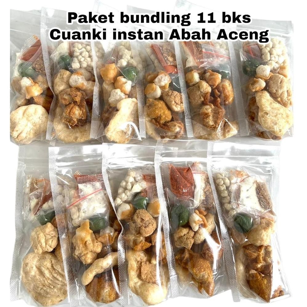 

READY STOK Cuanki Instan Abah Aceng isi 11 bks Siap kirim