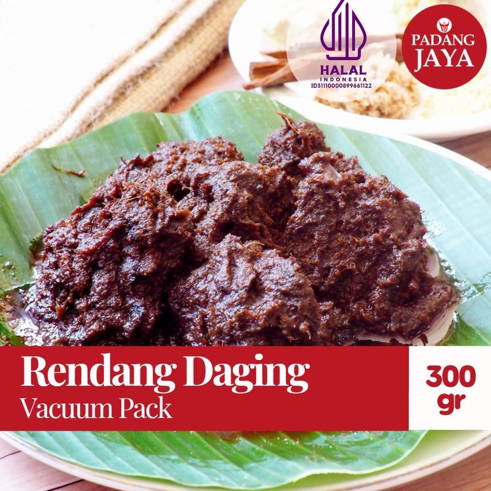 

TERLARIS Rendang Daging Sapi Padang Jaya 300 gr Siap kirim