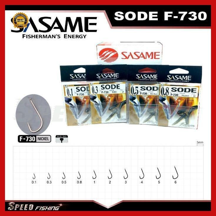 Cod - Hooks Sasame Sode F-730 Tanpa Lubang Mata Kail Kuat Pancing Bestseller