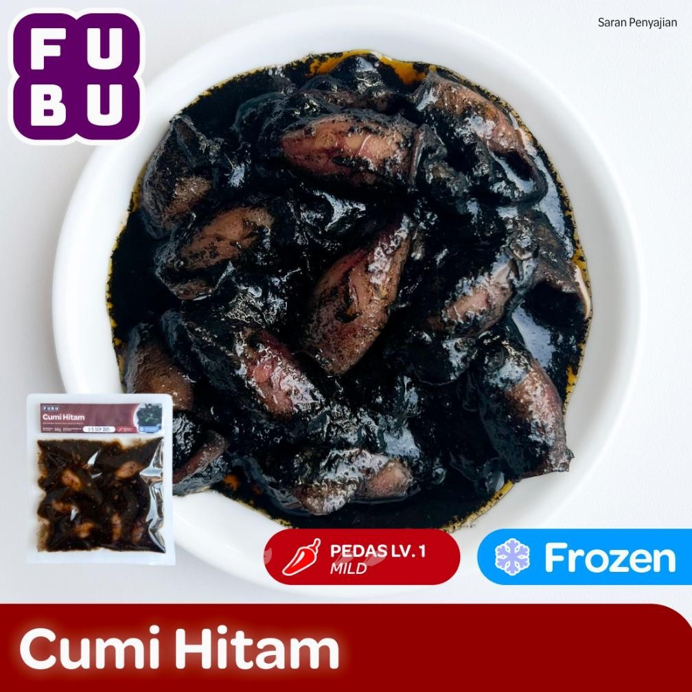 

TERMURAH FUBU Cumi Hitam - Cumi Ireng Utuh Tinta Item Fresh khas Madura mirip Gentong Mas Pak Kris - Satu Porsi Lauk Instan Frozen Siap kirim