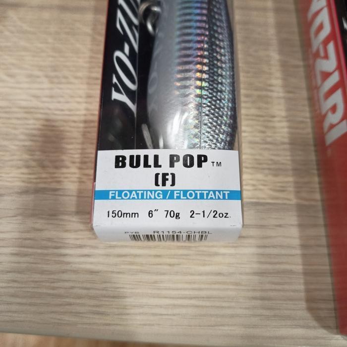 (Promo) Lure Yo-Zuri Bull Pop R1154 150Mm 70G Floating Popper Bestseller