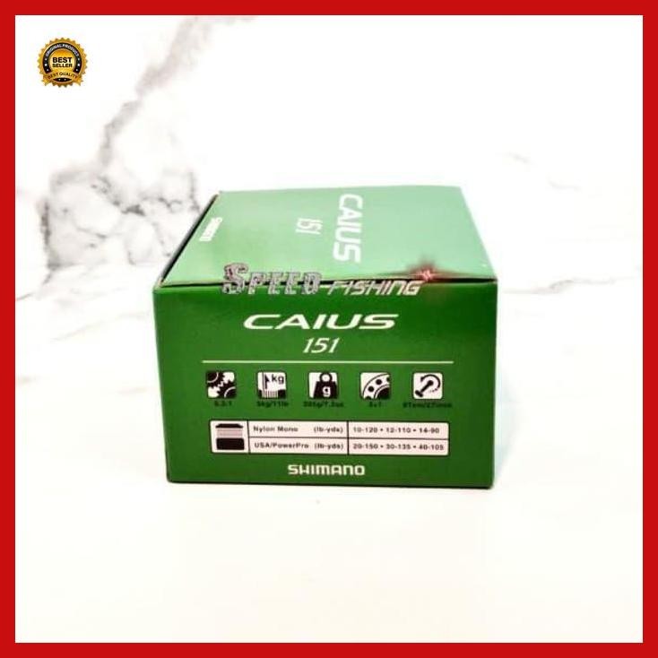 Cod - Caius 151 Reel Shimano Baitcasting Bestseller
