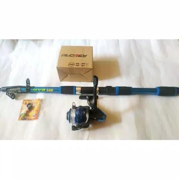 Set pancing 5 bearing joran panjang 2,4 meter.